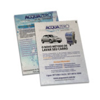POSTAIS RECICLATO 250G SEM VERNIZ 91X153MM Colorido frente e verso - 100 un.
