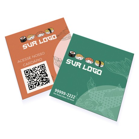 POSTAIS SUPREMO 250G SEM VERNIZ 91X102MM Colorido frente e verso - 50 un.