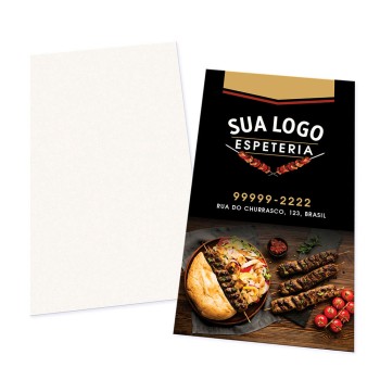 POSTAIS SUPREMO 250G SEM VERNIZ 91X153MM Colorido frente - 250 un.