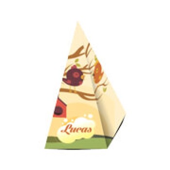 PRODUTOS PARA FESTA CAIXA CONE COUCHÊ 300G SEM LAMINAÇÃO E SEM VERNIZ Colorido frente - 25 un.