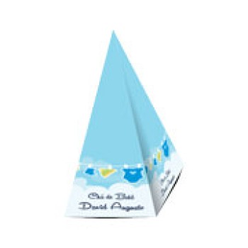 PRODUTOS PARA FESTA CAIXA CONE COUCHÊ 300G SEM LAMINAÇÃO E SEM VERNIZ Colorido frente - 250 un.