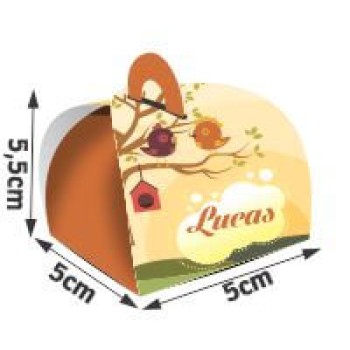 PRODUTOS PARA FESTA CAIXA PARA BOMBOM COUCHÊ 275G Colorido frente - 25 un.
