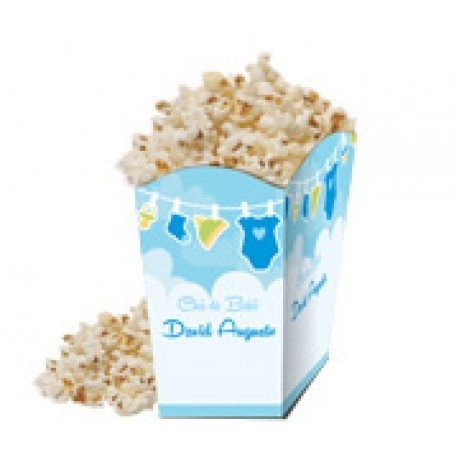 PRODUTOS PARA FESTA CAIXA PARA PIPOCA COUCHÊ 275G Colorido frente - 250 un.
