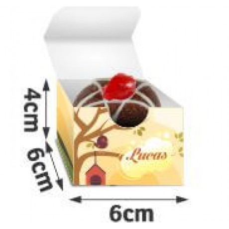 PRODUTOS PARA FESTA CAIXA SURPRESINHA COUCHÊ 275G Colorido frente - 25 un.