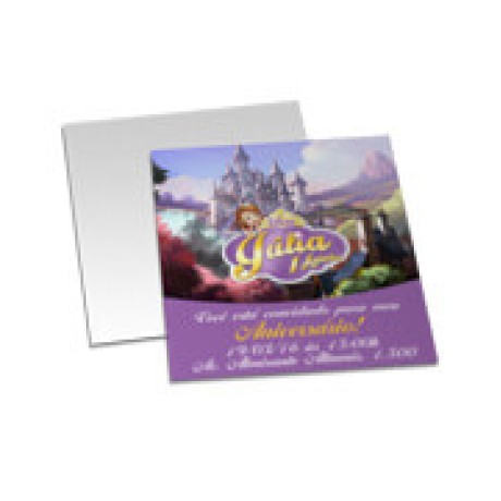 PRODUTOS PARA FESTA CONVITE PARA FESTA COUCHÊ 300G SEM LAMINAÇÃO E SEM VERNIZ Colorido frente - 50 un.