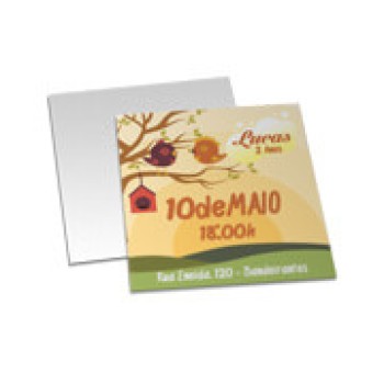 PRODUTOS PARA FESTA CONVITE PARA FESTA COUCHÊ 300G SEM LAMINAÇÃO E SEM VERNIZ Colorido frente - 25 un.