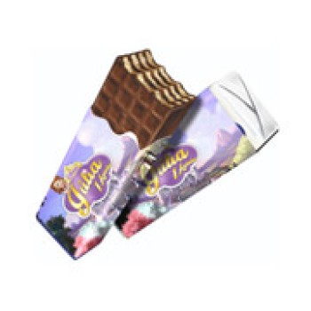 PRODUTOS PARA FESTA EMBALAGEM PARA BIS COUCHÊ 300G SEM LAMINAÇÃO E SEM VERNIZ Colorido frente - 50 un.