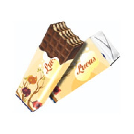 PRODUTOS PARA FESTA EMBALAGEM PARA BIS COUCHÊ 300G SEM LAMINAÇÃO E SEM VERNIZ Colorido frente - 25 un.