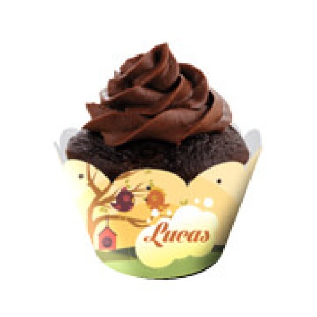 PRODUTOS PARA FESTA SAIA PARA CUPCAKE COUCHÊ 275G Colorido frente - 25 un.