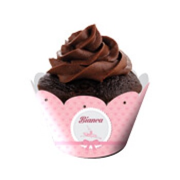 PRODUTOS PARA FESTA SAIA PARA CUPCAKE COUCHÊ 300G SEM LAMINAÇÃO E SEM VERNIZ Colorido frente - 100 un.