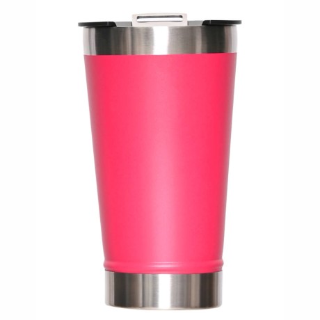 PRODUTOS SEM PERSONALIZAÇÃO CANECAS E COPOS COPOS TÈRMICOS MODELO COM ABRIDOR 470ML ROSA PINK 1 un.
