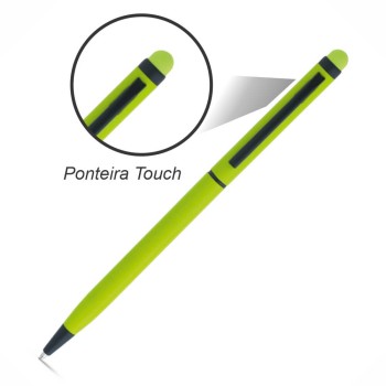 PRODUTOS SEM PERSONALIZAÇÃO CANETAS LINHA PREMIUM MIRO VERDE CLARA 10 un.