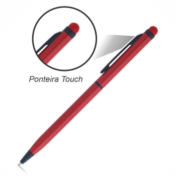 PRODUTOS SEM PERSONALIZAÇÃO CANETAS LINHA PREMIUM MIRO VERMELHA 10 un.