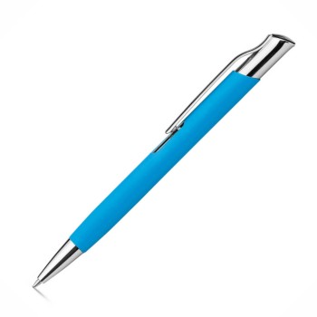 PRODUTOS SEM PERSONALIZAÇÃO CANETAS LINHA PREMIUM OLAF SOFT AZUL CLARA 10 un.