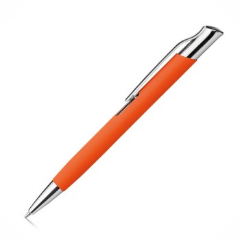 PRODUTOS SEM PERSONALIZAÇÃO CANETAS LINHA PREMIUM OLAF SOFT LARANJA 10 un.