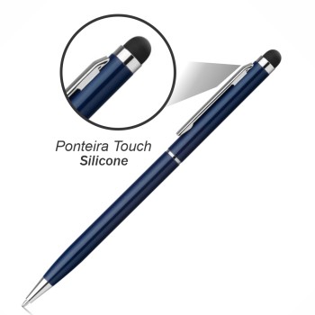 PRODUTOS SEM PERSONALIZAÇÃO CANETAS LINHA PREMIUM ZOE AZUL 10 un.