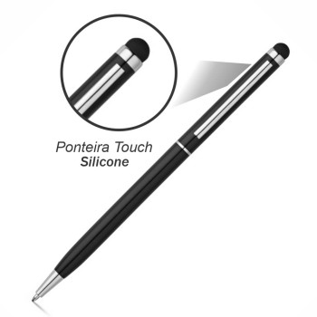 PRODUTOS SEM PERSONALIZAÇÃO CANETAS LINHA PREMIUM ZOE PRETA 10 un.