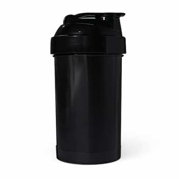 PRODUTOS SEM PERSONALIZAÇÃO COQUETELEIRA PARA ACADEMIA 500ML 1 DOSE PRETA 100 un.