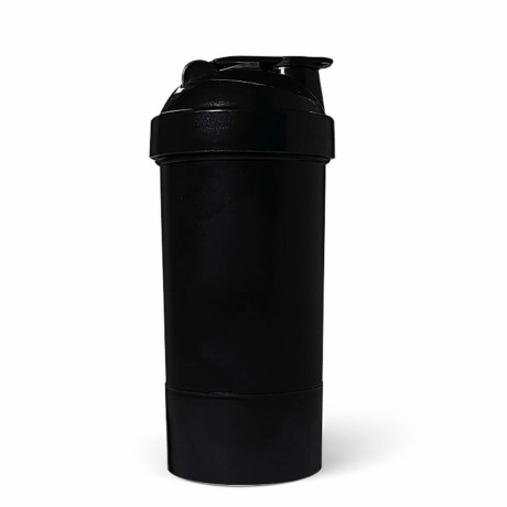 PRODUTOS SEM PERSONALIZAÇÃO COQUETELEIRA PARA ACADEMIA 500ML 2 DOSES PRETA 25 un.