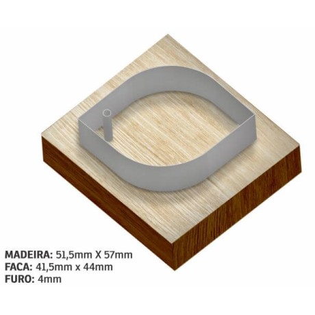 PRODUTOS SEM PERSONALIZAÇÃO FACAS CORTE VINCO LÂMINA 2 PONTOS TAG MINI FOLHA 1 un.