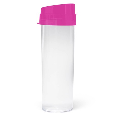 PRODUTOS SEM PERSONALIZAÇÃO GARRAFAS E SQUEEZES SQUEEZE DE PS MODELO ACQUA BIO 480ML TRANSPARENTE 50 un.