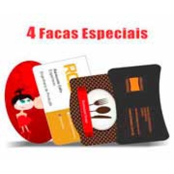 PROMOÇÕES MULTICARTÕES COUCHÊ 300G VERNIZ UV VERNIZ UV TOTAL FRENTE 4 FACAS ESPECIAIS Colorido frente e preto e branco verso - 500 un.