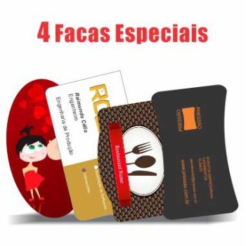 PROMOÇÕES MULTICARTÕES COUCHÊ 300G VERNIZ UV VERNIZ UV TOTAL FRENTE 4 FACAS ESPECIAIS Colorido frente - 500 un.