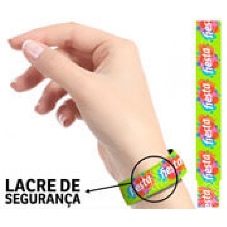 PULSEIRAS DE IDENTIFICAÇÃO MATERIAL SINTÉTICO Colorido frente - 1000 un.