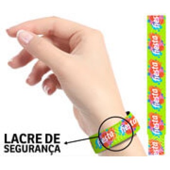 PULSEIRAS DE IDENTIFICAÇÃO MATERIAL SINTÉTICO Colorido frente - 1000 un.