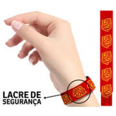 PULSEIRAS DE IDENTIFICAÇÃO MATERIAL SINTÉTICO Colorido frente - 250 un.