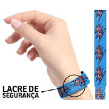 PULSEIRAS DE IDENTIFICAÇÃO MATERIAL SINTÉTICO Colorido frente - 500 un.
