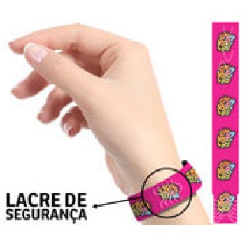 PULSEIRAS DE IDENTIFICAÇÃO MATERIAL SINTÉTICO Colorido frente - 50 un.