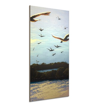QUADROS DECORATIVOS MADEIRA FACE BRANCA 3MM 220X600MM Colorido frente - 1 un.
