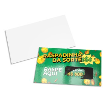 RASPADINHA 91X51MM Colorido frente - 100 un.