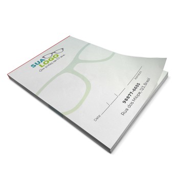 RECEITUÁRIOS APERGAMINHADO  90G 150X105MM Colorido frente - 5000 un.