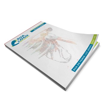 RECEITUÁRIOS APERGAMINHADO  90G 150X210MM Colorido frente - 10000 un.