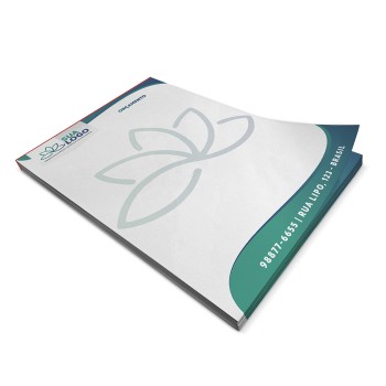 RECEITUÁRIOS APERGAMINHADO  90G 300X210MM Colorido frente - 10000 un.