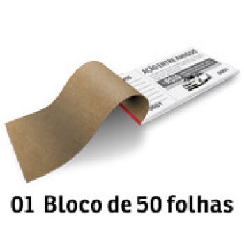 RIFA APERGAMINHADO  75G 155X75MM Preto e branco frente - 50 un.
