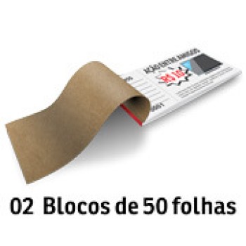 RIFA APERGAMINHADO 90G 155X75MM Colorido frente - 100 un.