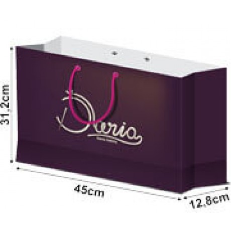 SACOLAS APERGAMINHADO 150G SEM ILHOS SACOLA GRANDE HORIZONTAL Colorido frente - 500 un.