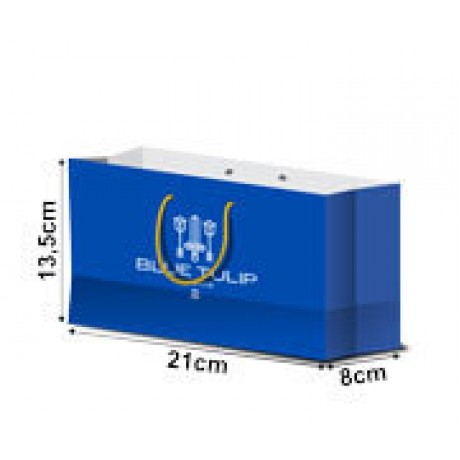 SACOLAS APERGAMINHADO 150G SEM ILHOS SACOLA MINI HORIZONTAL Colorido frente - 250 un.