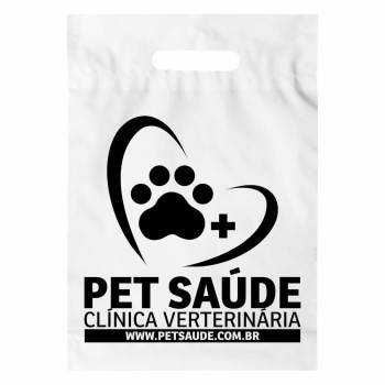 SACOLAS E SACOS SACOLAS PERSONALIZADAS PLÁSTICAS BOCA VAZADA 150X200MM TRANSPARENTE Preto e branco frente - 50 un.