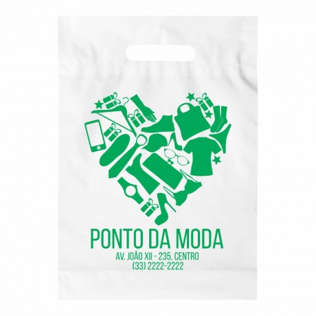 SACOLAS PLÁSTICAS BOCA VAZADA 150X200MM TRANSPARENTE Preto e branco frente - 250 un.