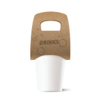 SUPORTE DE COPOS KRAFT 250G COM 01 UND 4X4 Colorido frente e verso - 1000 un.