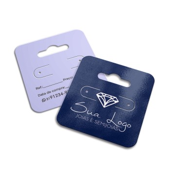 TAGS ESPECIAIS COUCHÊ 250G VERNIZ UV TOTAL FRENTE 45X51MM Colorido frente e verso - 1000 un.
