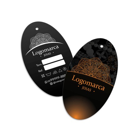 TAGS ESPECIAIS COUCHÊ 275G SEM VERNIZ 91X51MM Colorido frente e preto e branco verso - 250 un.