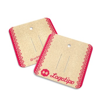 TAGS ESPECIAIS COUCHÊ 300G LAM FOSCA 45X51MM Colorido frente e verso - 2000 un.