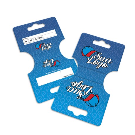 TAGS ESPECIAIS COUCHÊ 300G LAM FOSCA 91X51MM Colorido frente e verso - 1000 un.