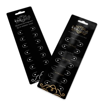 TAGS ESPECIAIS COUCHÊ 300G VERNIZ UV TOTAL FRENTE 182X51MM Colorido frente e preto e branco verso - 5000 un.