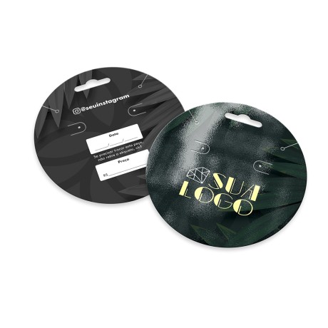 TAGS ESPECIAIS COUCHÊ 300G VERNIZ UV TOTAL FRENTE 91X102MM Colorido frente e preto e branco verso - 1000 un.